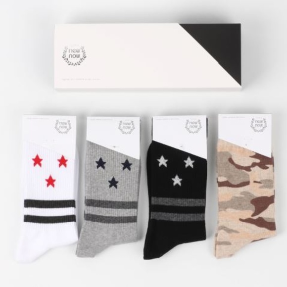 Mens Printed& Patterned Socks | 4 Pair Set - Picture 1 of 5